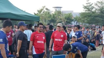 Dua Anggota DPRD Gowa Hadiri Turnamen Bola Bupati Gowa Cup U-20